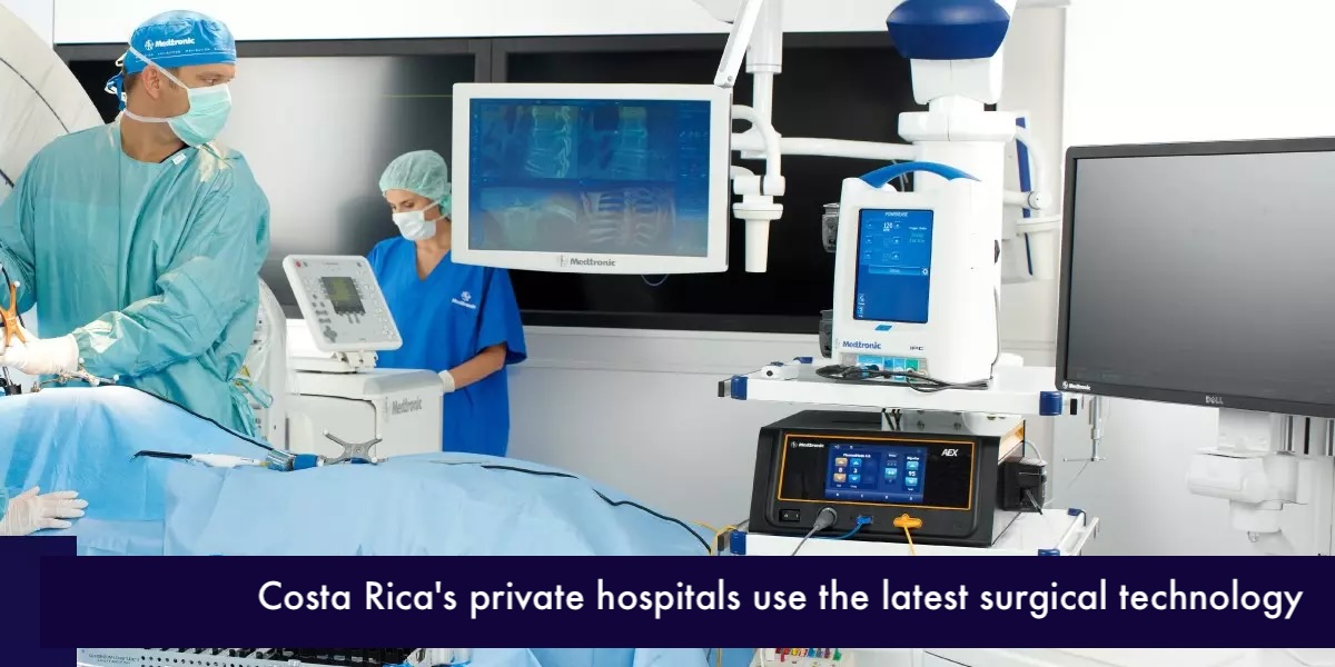 Surgeon working at Clinica Biblica hospital in San Jose Costa Rica