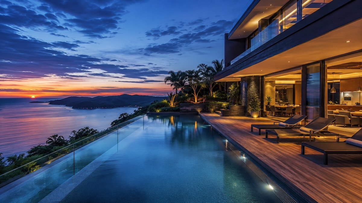 Newly constructed ocean view luxury home in Papagayo Costa Rica